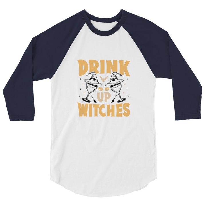 Drink Up Witches - 3/4 sleeve raglan shirt