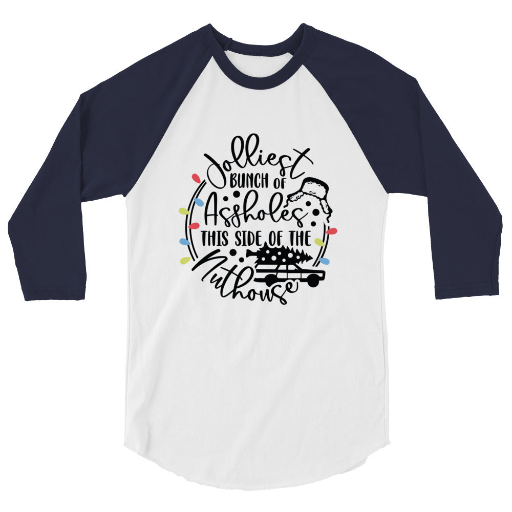 Jolliest  Bunch - 3/4 sleeve raglan shirt