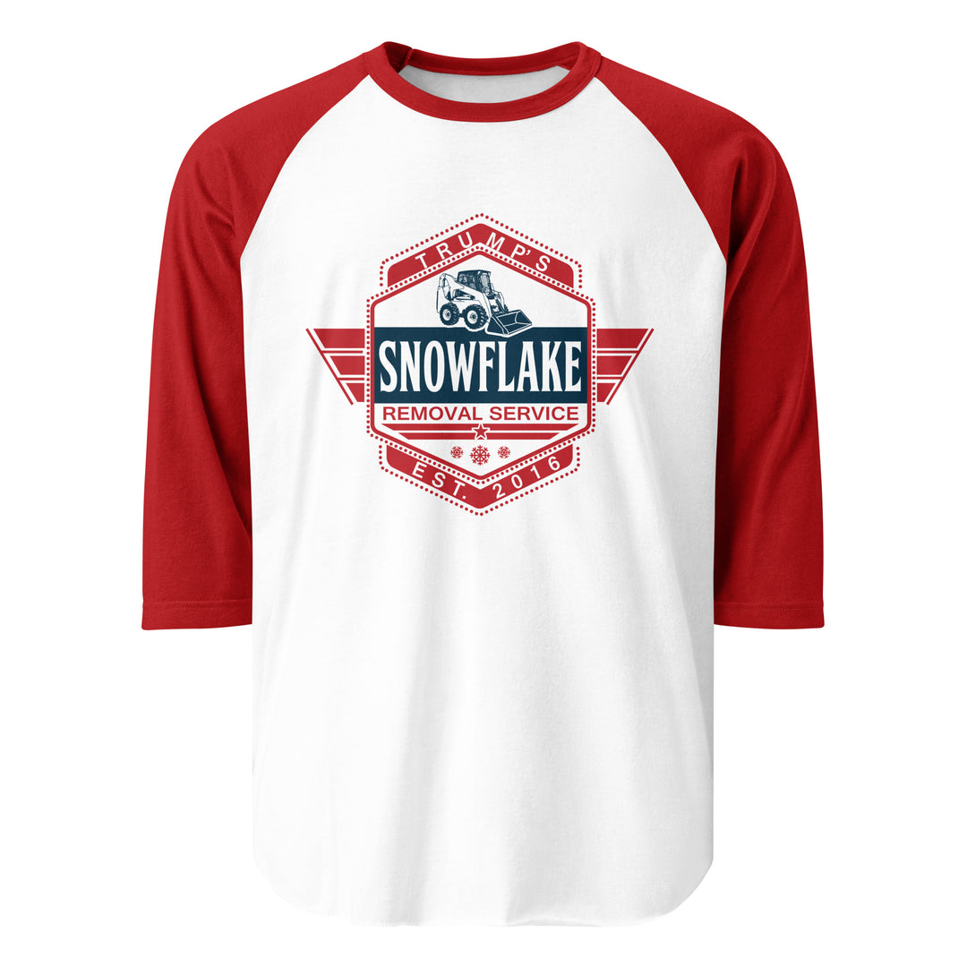 Trump's Snowflake Removal - 3/4 sleeve raglan shirt