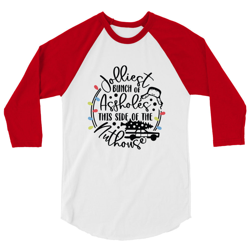 Jolliest  Bunch - 3/4 sleeve raglan shirt