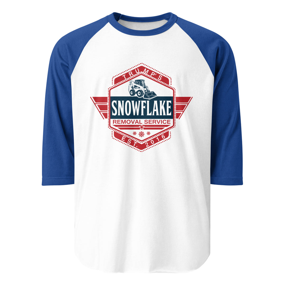 Trump's Snowflake Removal - 3/4 sleeve raglan shirt