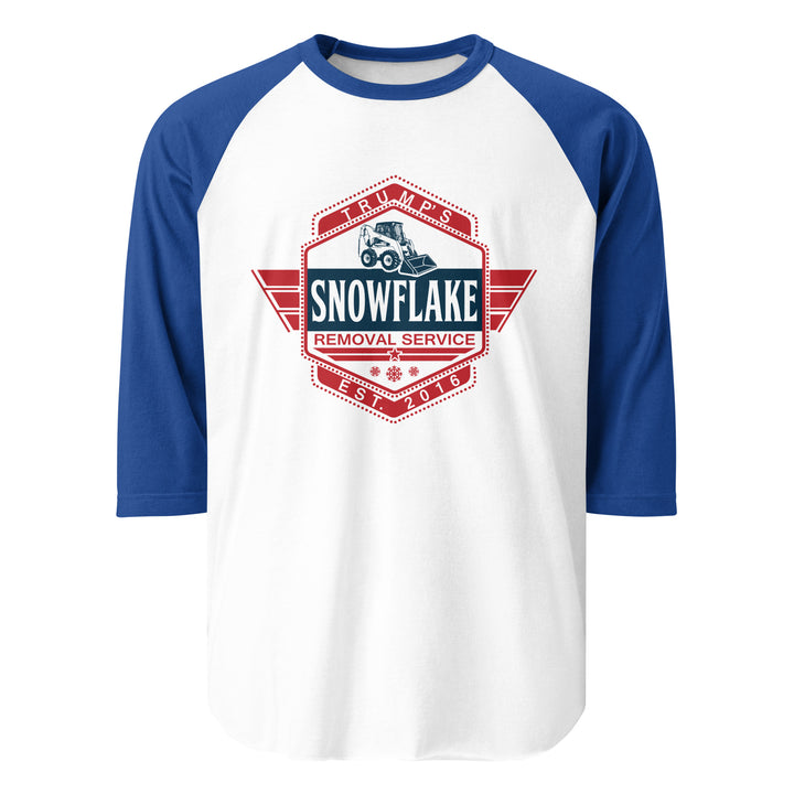 Trump's Snowflake Removal - 3/4 sleeve raglan shirt
