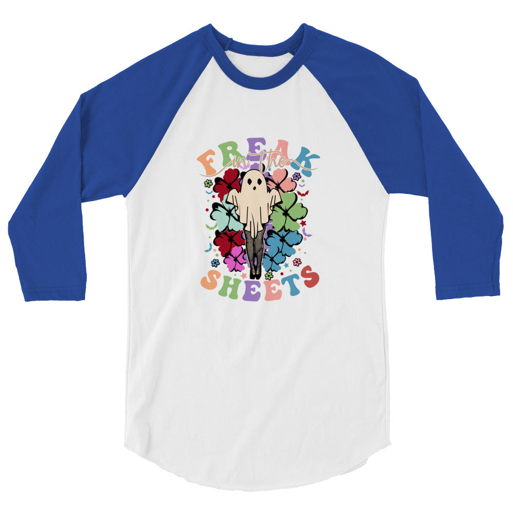 Freak In The Sheets - 3/4 sleeve raglan shirt