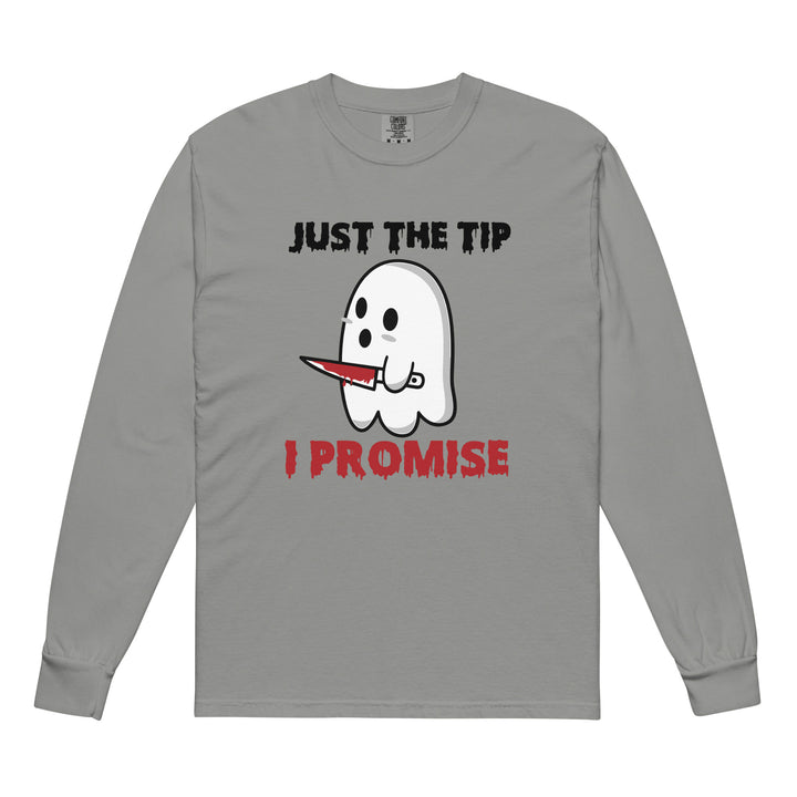 Just The Tip I Promise - Heavyweight long-sleeve shirt