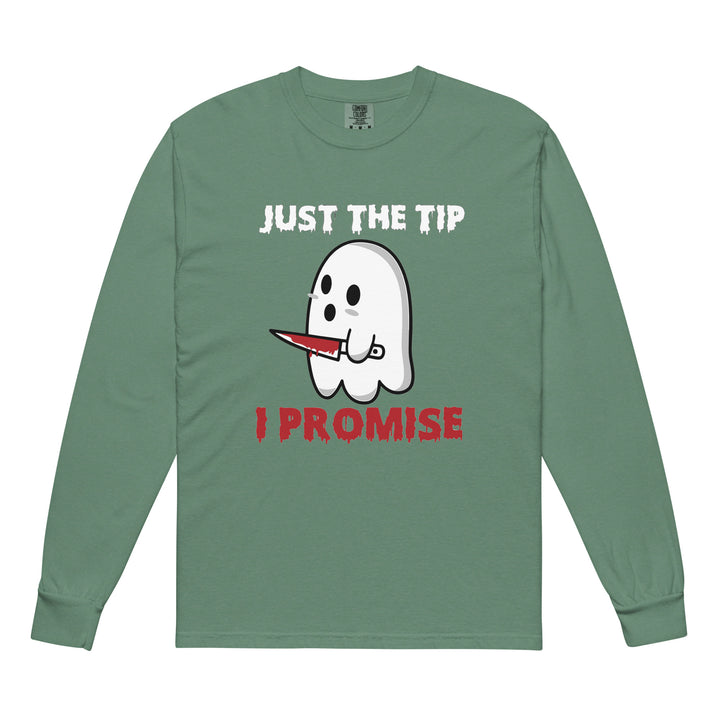Just The Tip I Promise - Heavyweight long-sleeve shirt