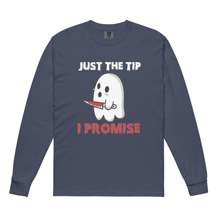 Just The Tip I Promise - Heavyweight long-sleeve shirt