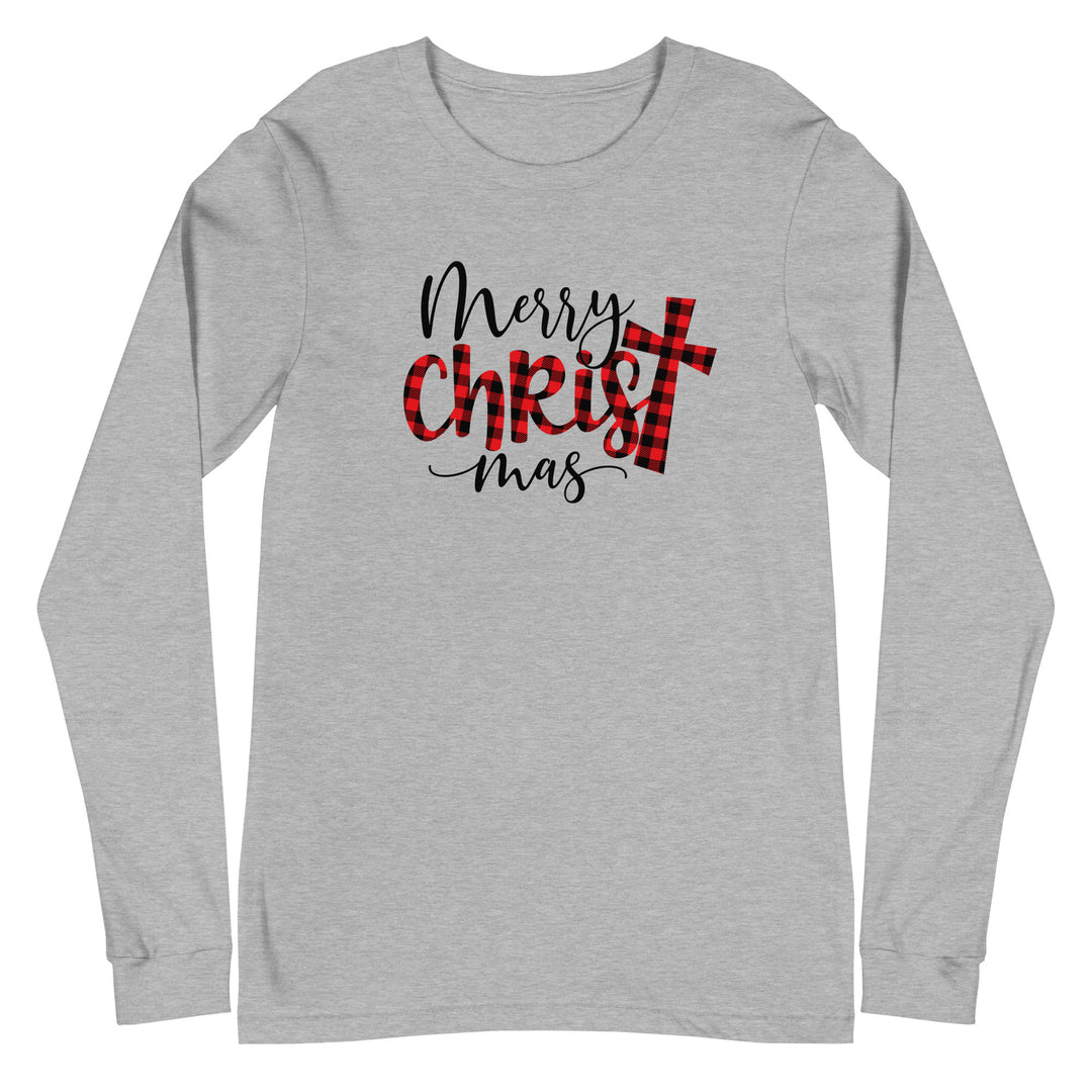 Merry Christ Mas - Unisex Lightweight Long Sleeve Tee