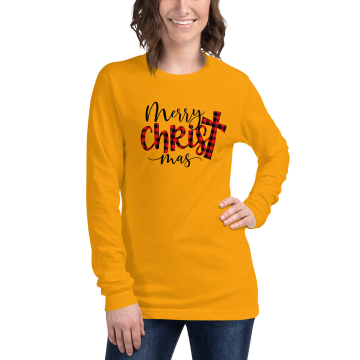 Merry Christ Mas - Unisex Lightweight Long Sleeve Tee