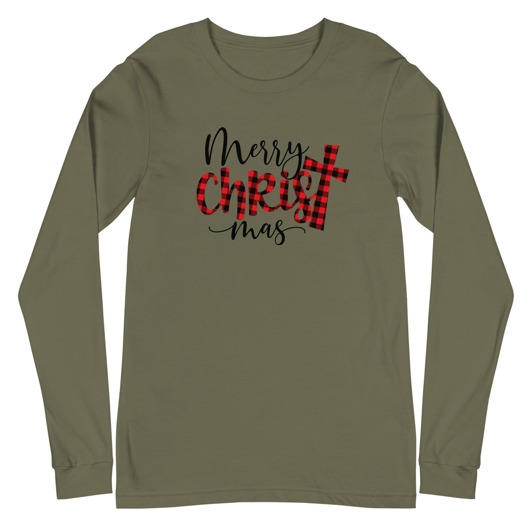 Merry Christ Mas - Unisex Lightweight Long Sleeve Tee