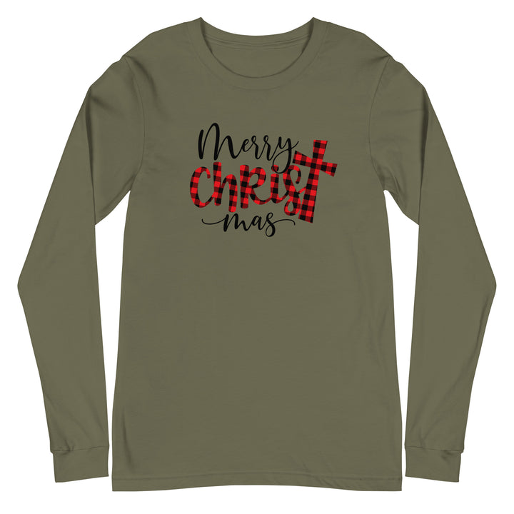 Merry Christ Mas - Unisex Lightweight Long Sleeve Tee