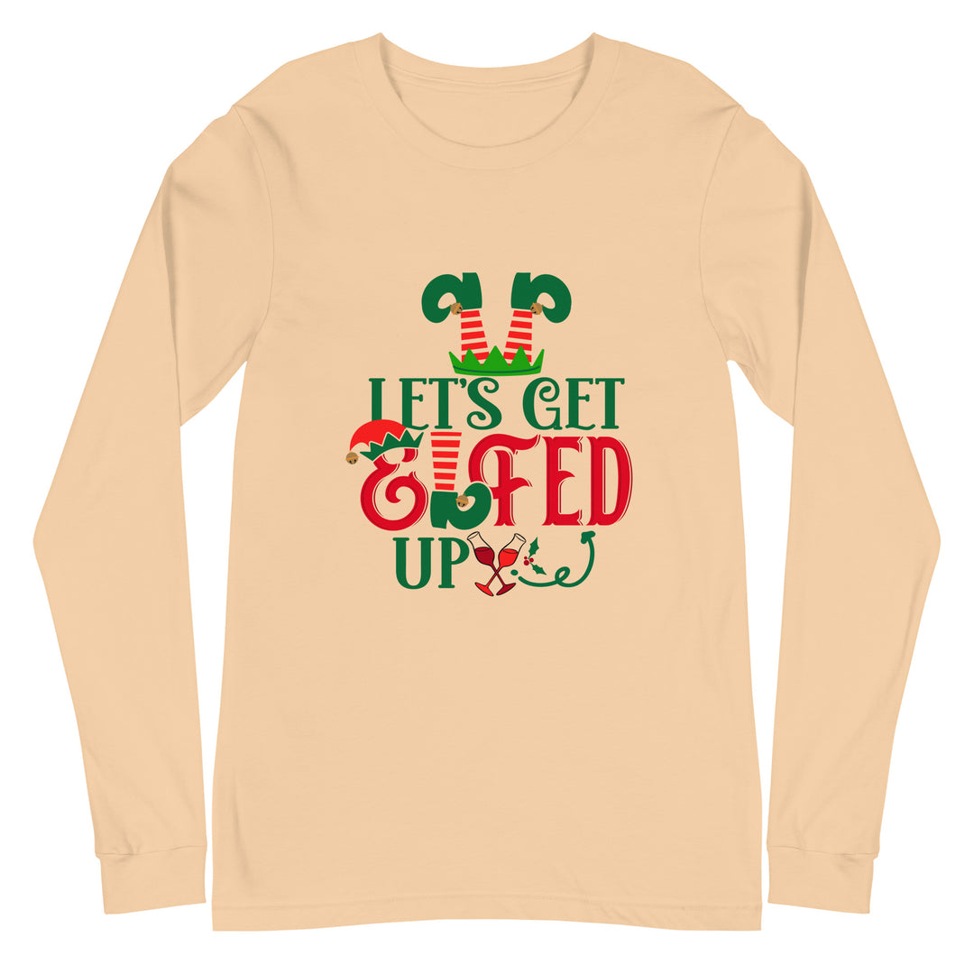 Let's Get Elfed Up - Unisex Lightweight Long Sleeve Tee