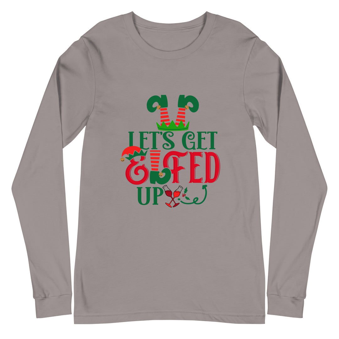 Let's Get Elfed Up - Unisex Lightweight Long Sleeve Tee