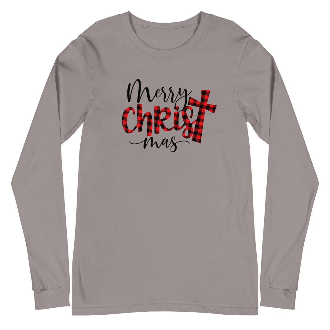 Merry Christ Mas - Unisex Lightweight Long Sleeve Tee