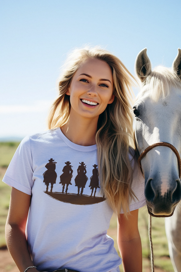 Cowboy Silhouette - Women's Softstyle Tee