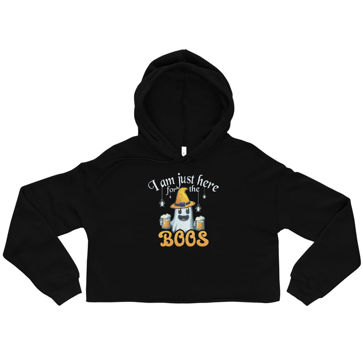 I'm Just Here For The Boos - Cropped Hoodie