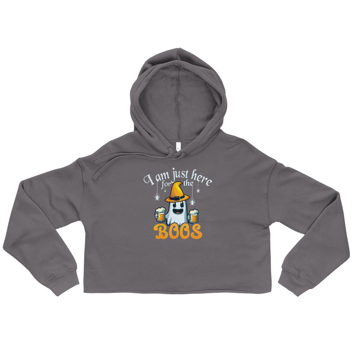 I'm Just Here For The Boos - Cropped Hoodie