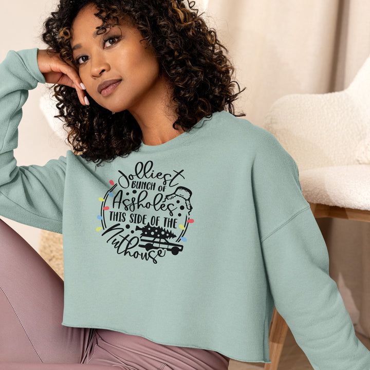 Jolliest bunch - Crop Sweatshirt