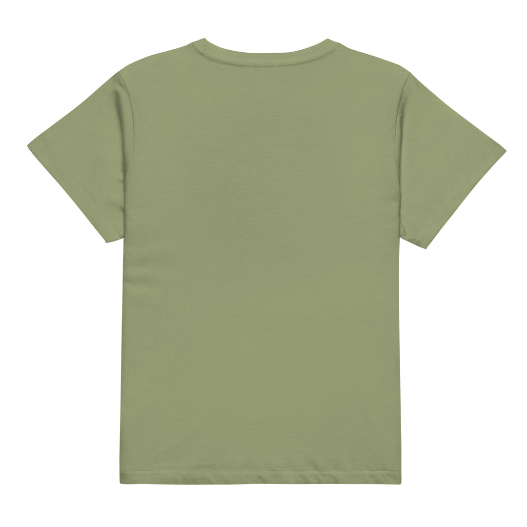 Merry Christmas Gold Tree - Women’s high-waisted t-shirt