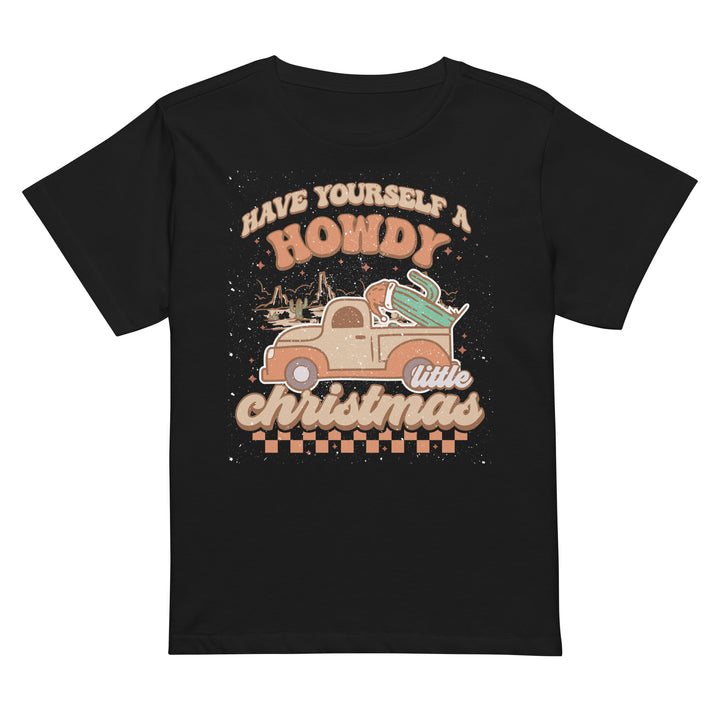 Howdy Christmas - Women’s high-waisted t-shirt