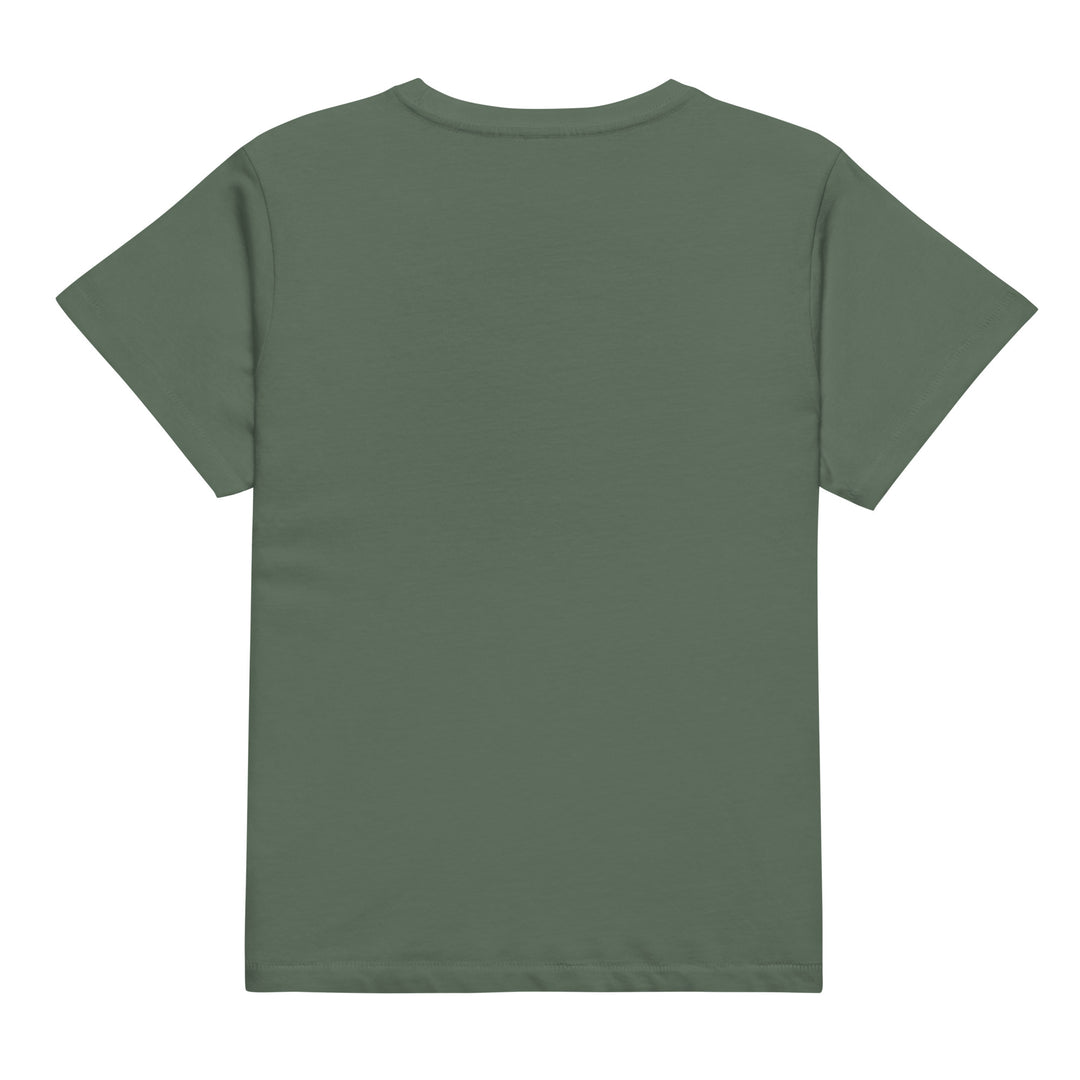 Merry Christmas Gold Tree - Women’s high-waisted t-shirt