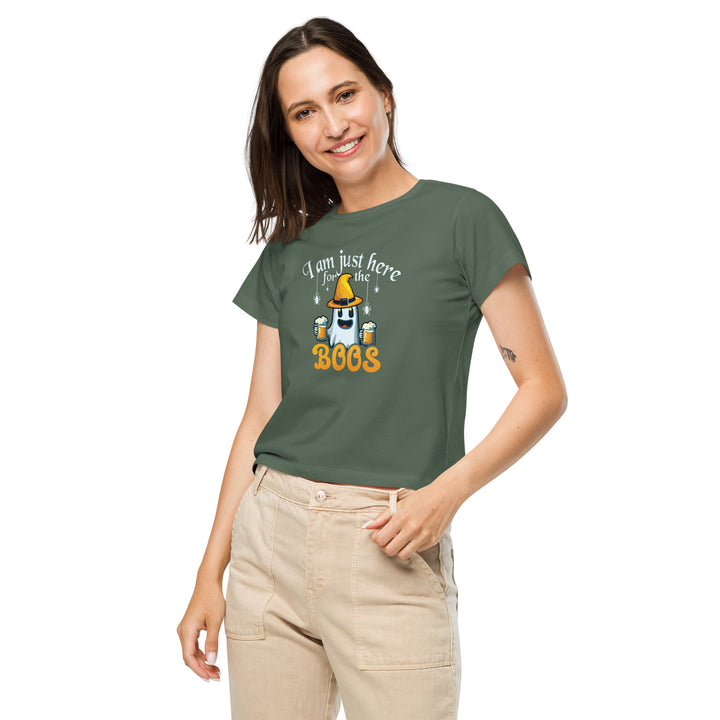 I'm Just Here For The Boos - Women’s high-waisted t-shirt