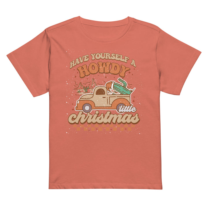 Howdy Christmas - Women’s high-waisted t-shirt