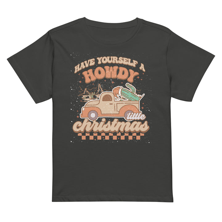 Howdy Christmas - Women’s high-waisted t-shirt