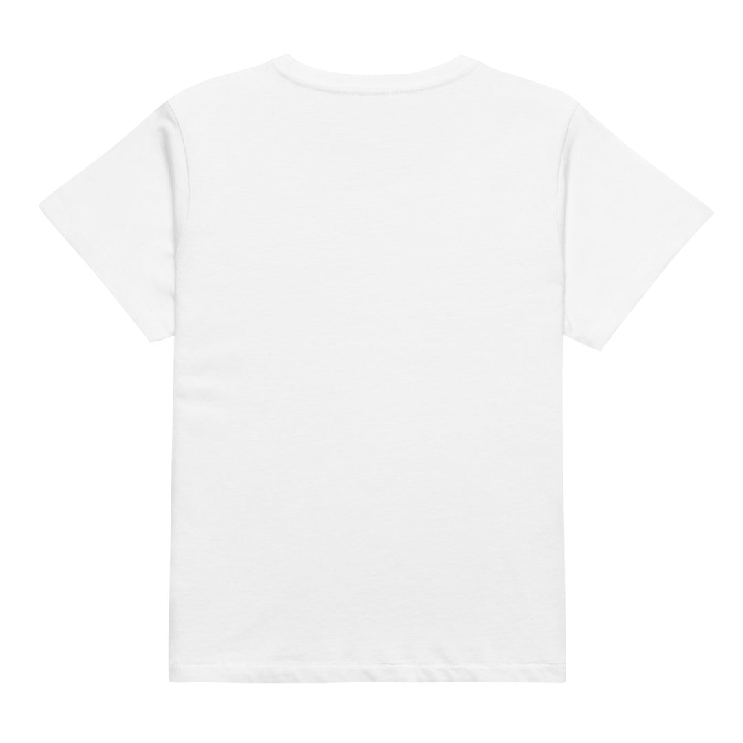 Merry Christmas Gold Tree - Women’s high-waisted t-shirt