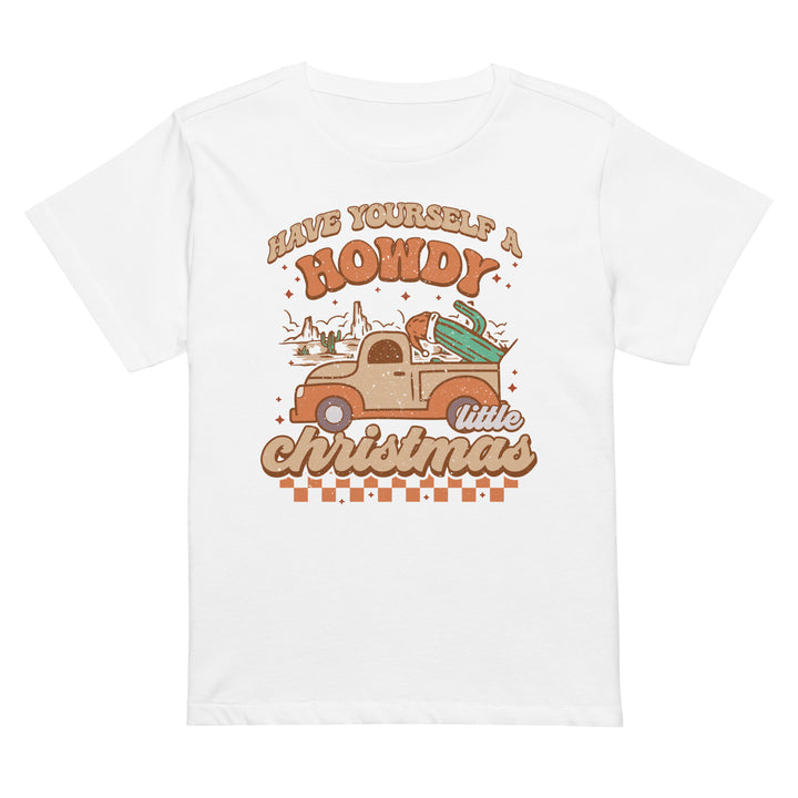 Howdy Christmas - Women’s high-waisted t-shirt