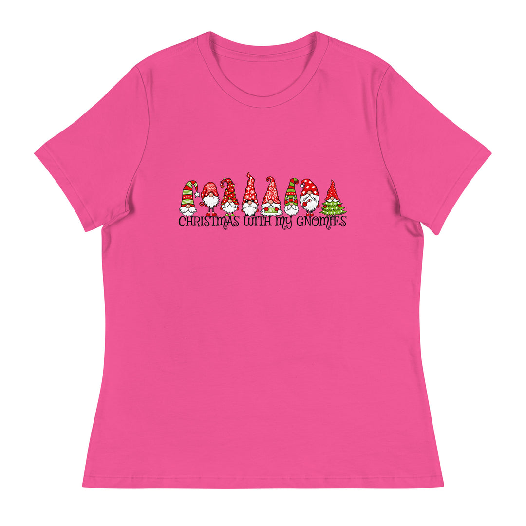 Christmas With My Gnomies - Women's Relaxed T-Shirt