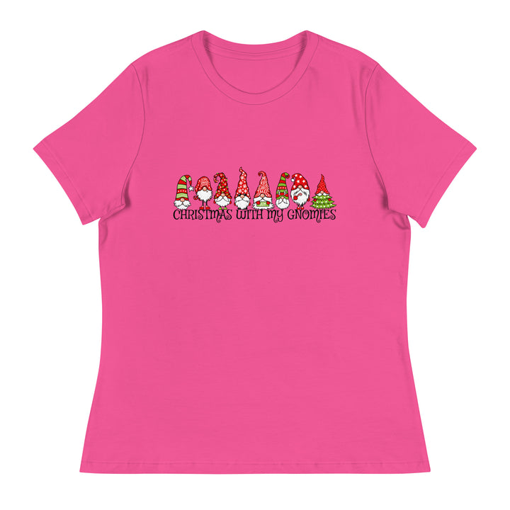 Christmas With My Gnomies - Women's Relaxed T-Shirt