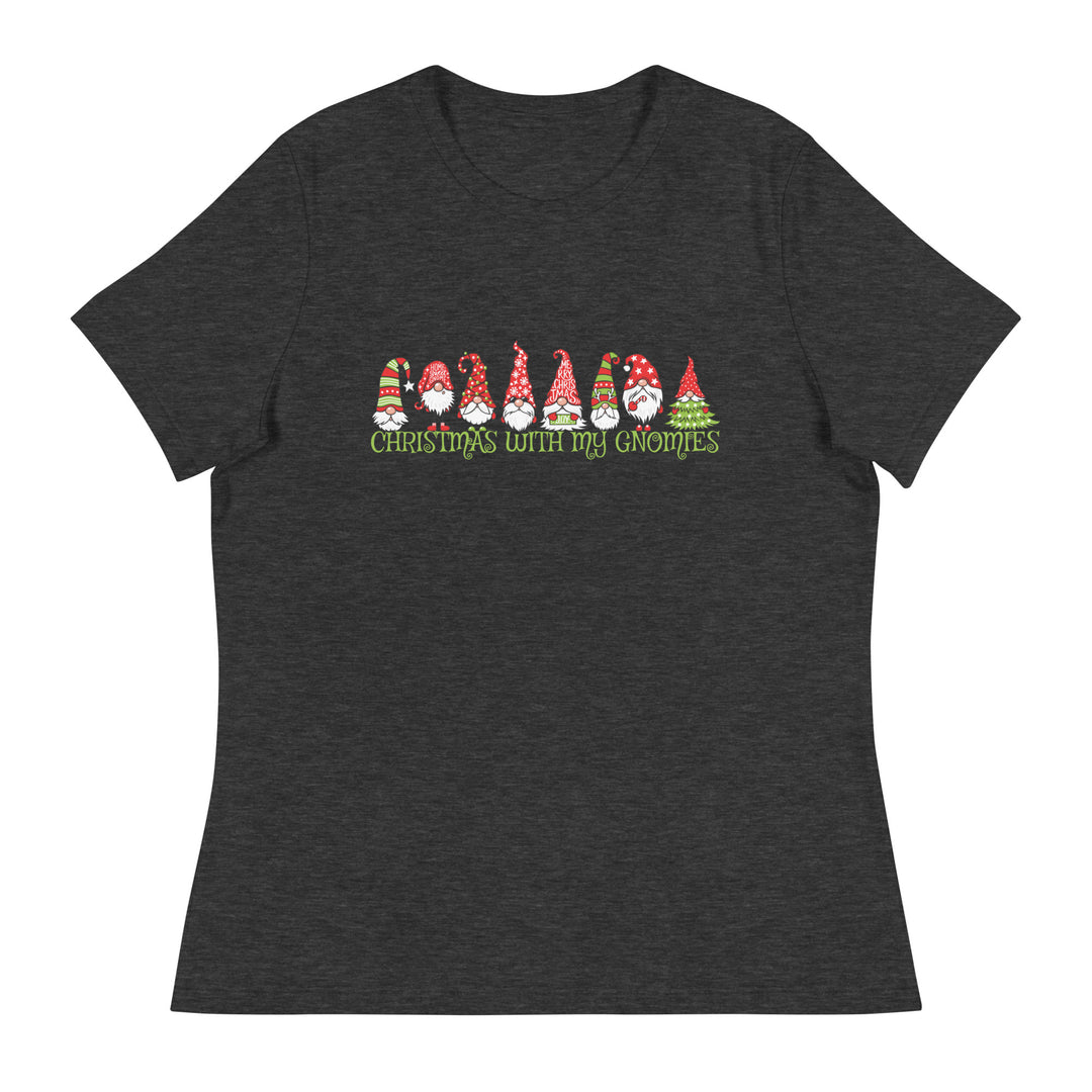 Christmas With My Gnomies - Women's Relaxed T-Shirt