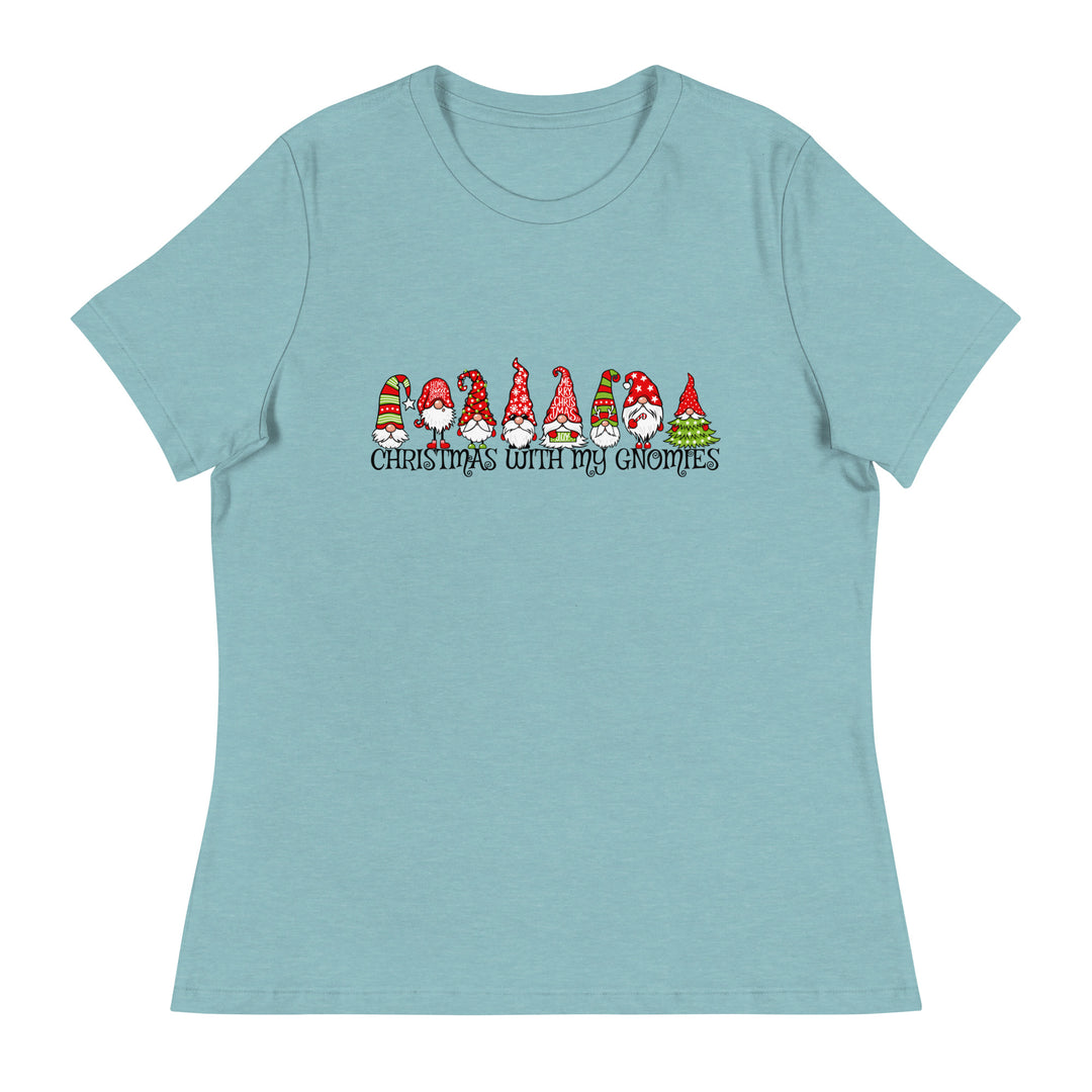 Christmas With My Gnomies - Women's Relaxed T-Shirt