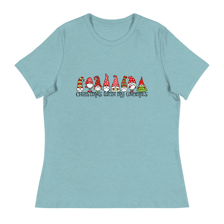 Christmas With My Gnomies - Women's Relaxed T-Shirt
