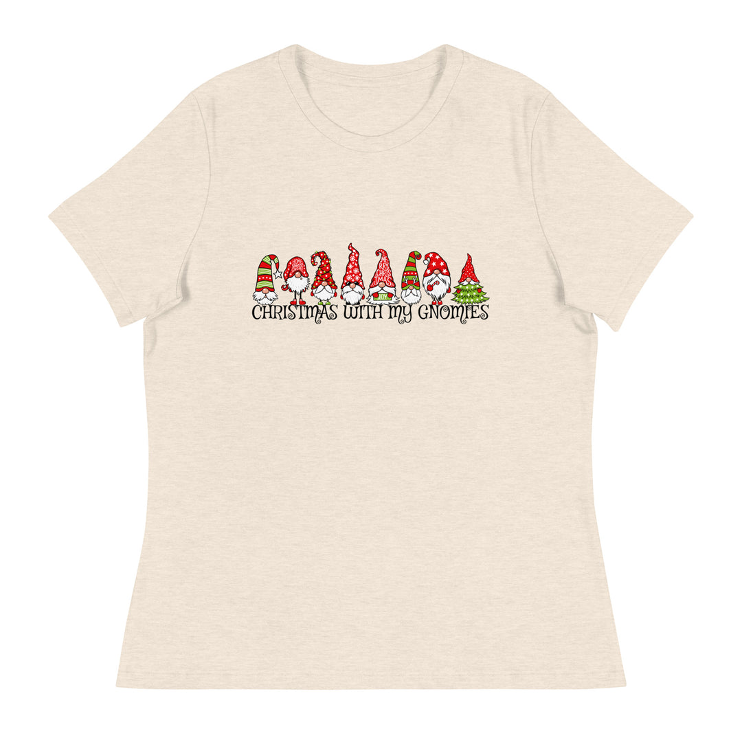 Christmas With My Gnomies - Women's Relaxed T-Shirt