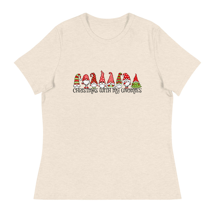 Christmas With My Gnomies - Women's Relaxed T-Shirt