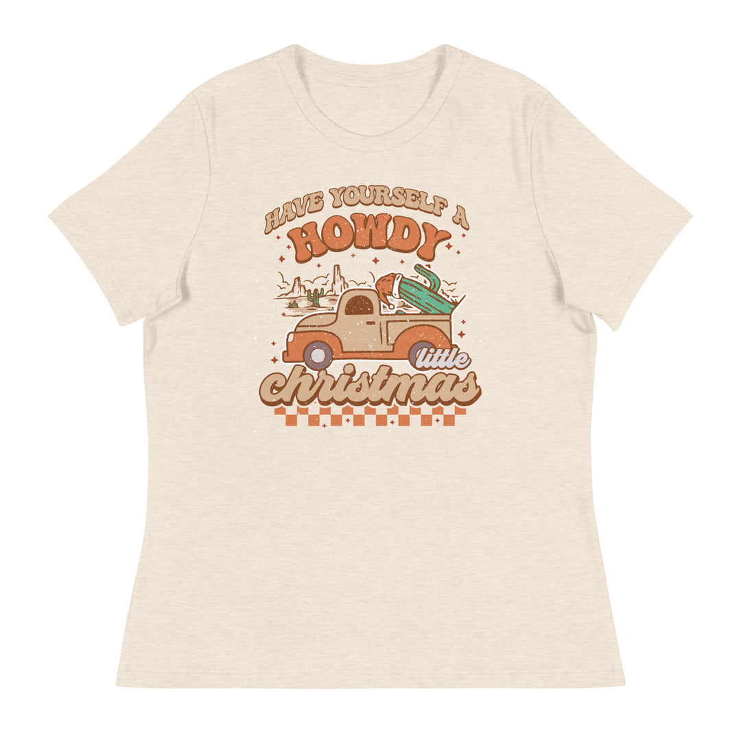 Howdy Christmas - Women's Relaxed T-Shirt