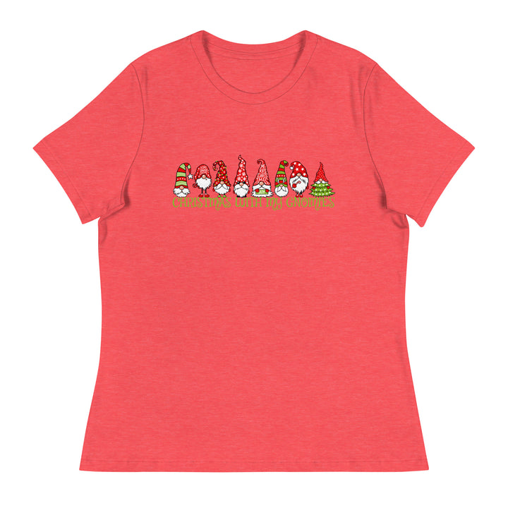 Christmas With My Gnomies - Women's Relaxed T-Shirt