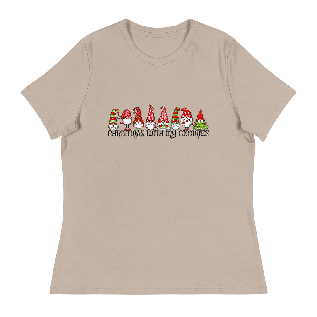 Christmas With My Gnomies - Women's Relaxed T-Shirt