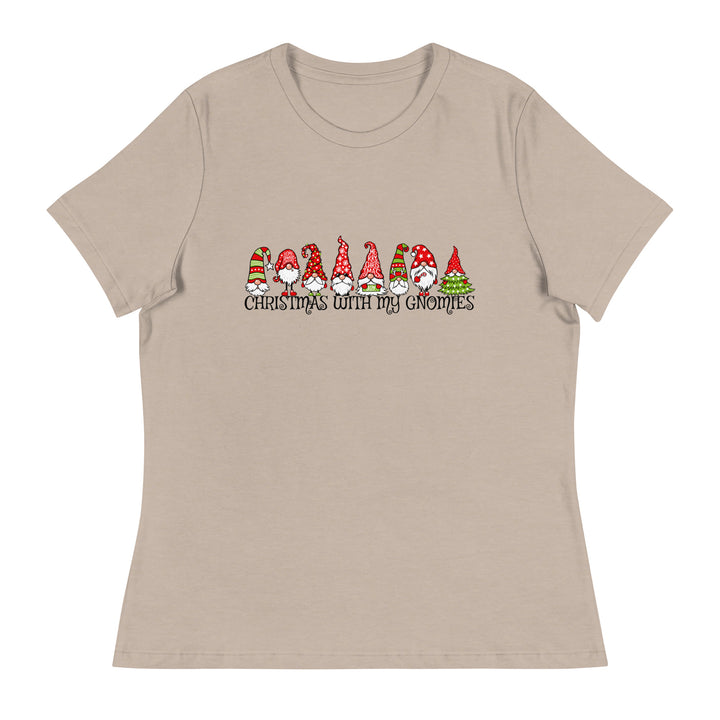 Christmas With My Gnomies - Women's Relaxed T-Shirt