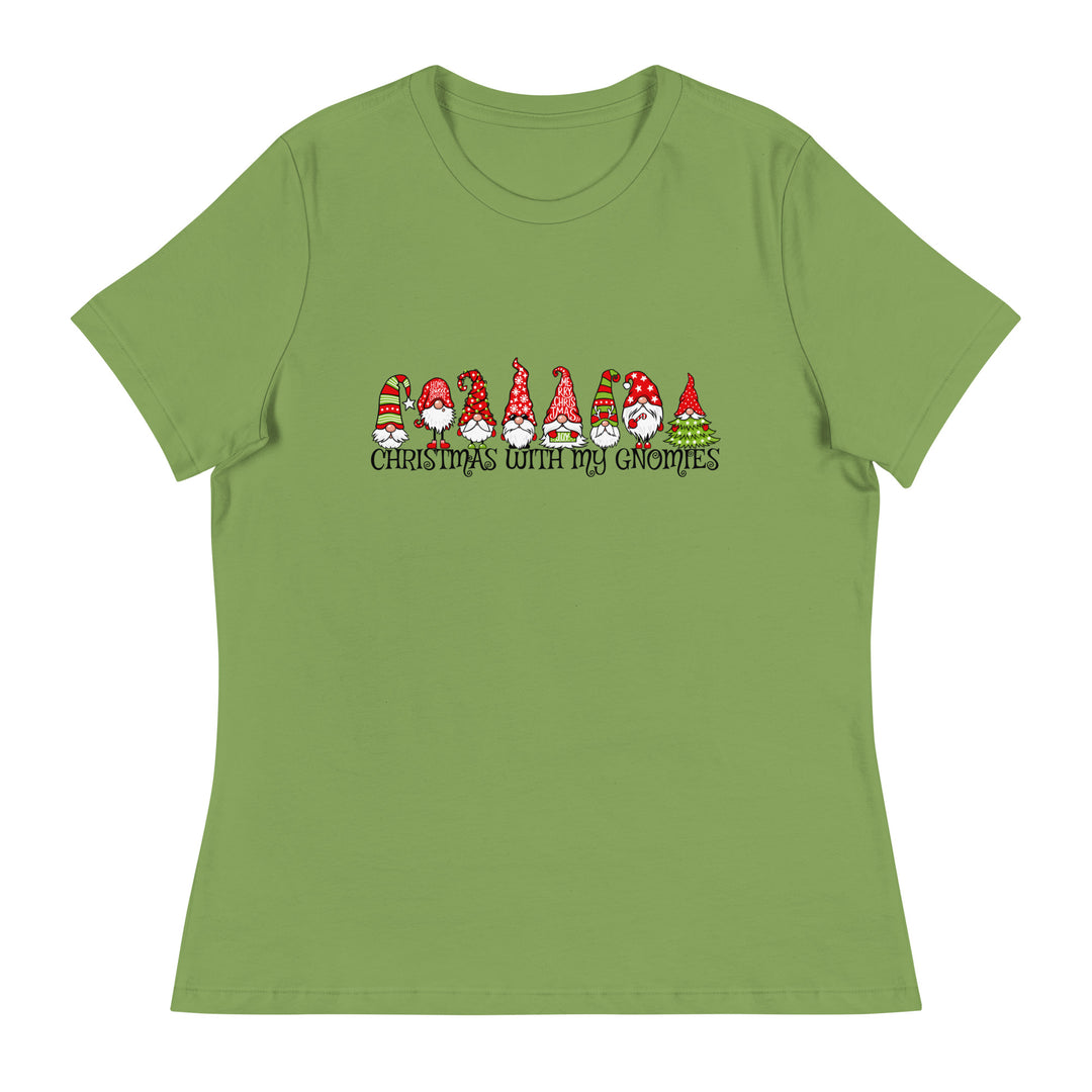 Christmas With My Gnomies - Women's Relaxed T-Shirt