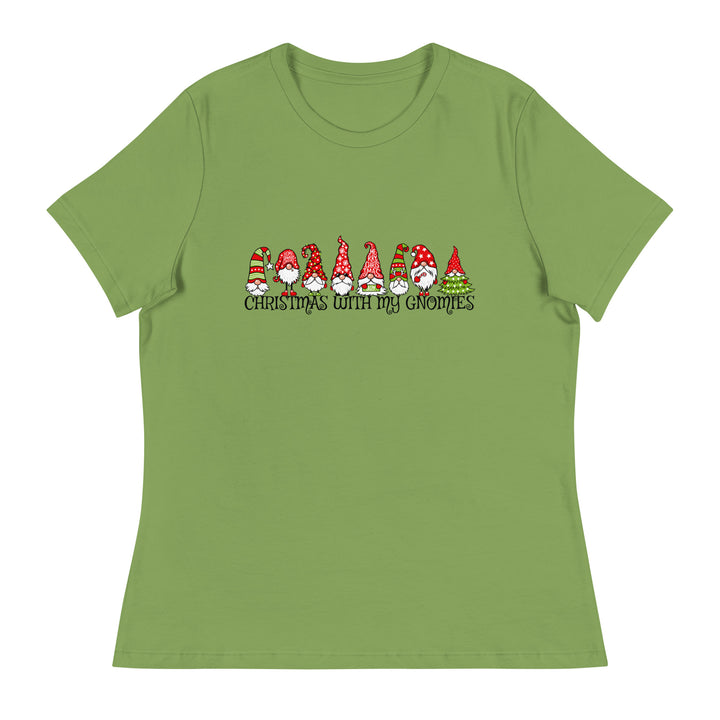 Christmas With My Gnomies - Women's Relaxed T-Shirt