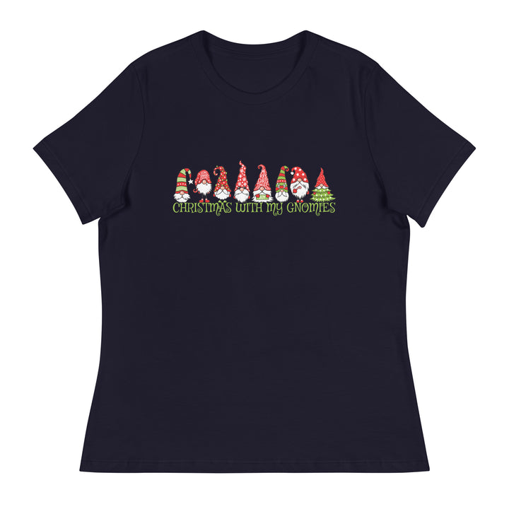 Christmas With My Gnomies - Women's Relaxed T-Shirt