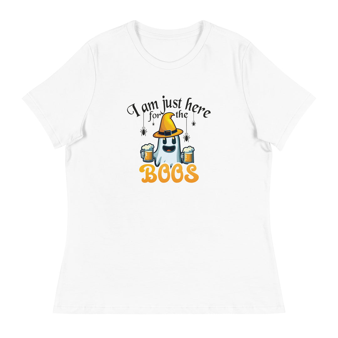 I'm Just Here For The Boos - Women's Relaxed T-Shirt