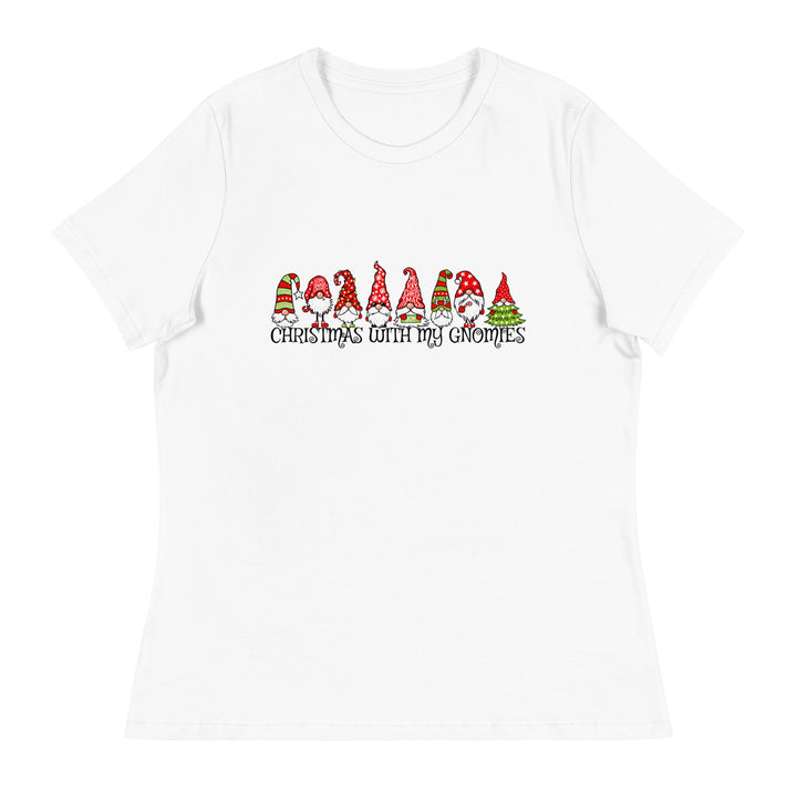 Christmas With My Gnomies - Women's Relaxed T-Shirt