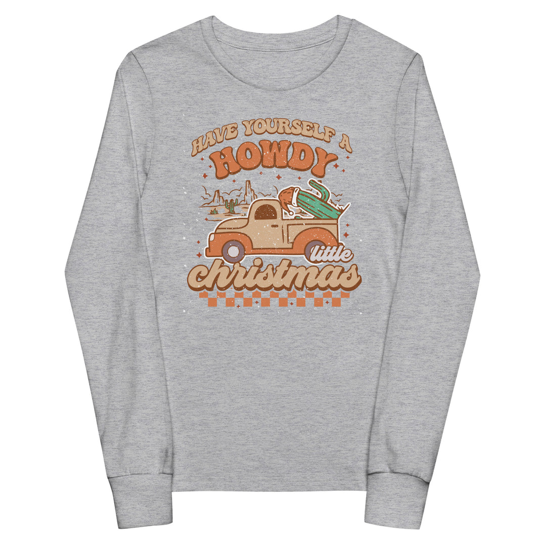 Howdy Christmas - Youth long sleeve tee