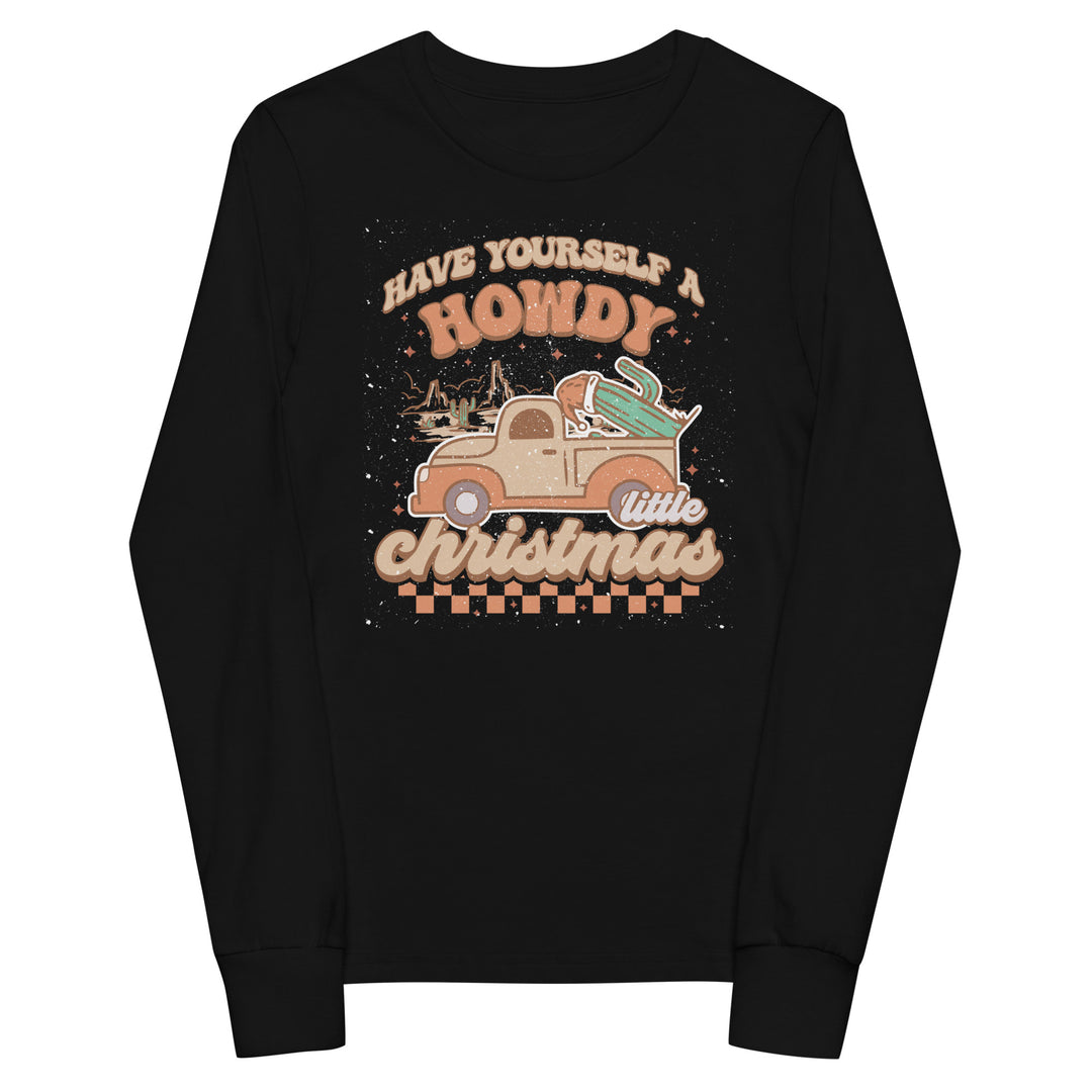 Howdy Christmas - Youth long sleeve tee
