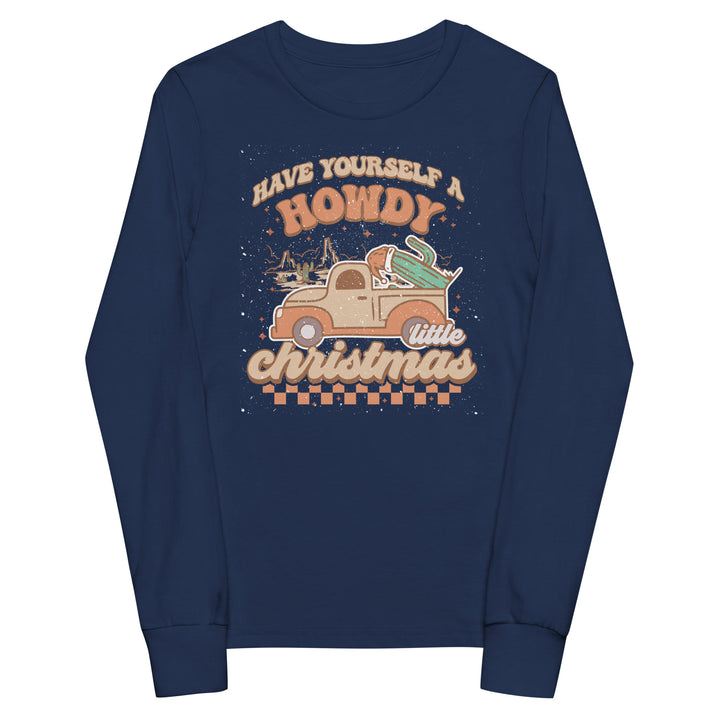 Howdy Christmas - Youth long sleeve tee