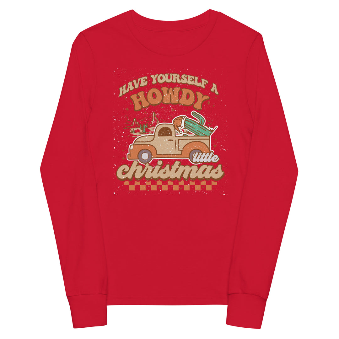Howdy Christmas - Youth long sleeve tee
