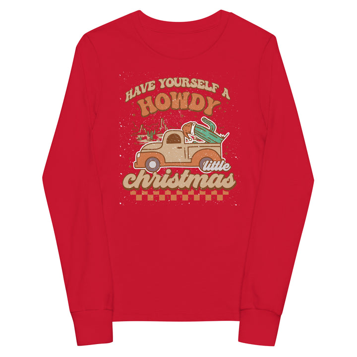 Howdy Christmas - Youth long sleeve tee